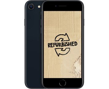 Apple iPhone SE (2022) 64GB - Black - Refurbished - Refurbished iPhone SE (3rd Gen)