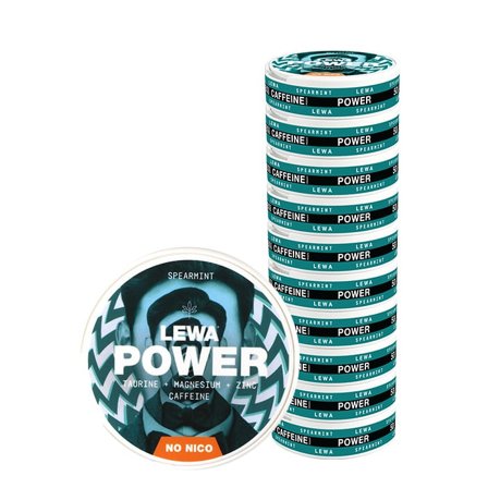 10 x LEWA Functional NoNico POWER Spearmint