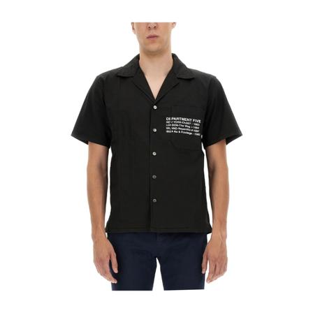 Department Five, Short Sleeve Shirts Zwart, Heren, Maat:XL