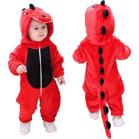 Dinosaurusasu puku lapsille, onesie, dinosaurus pyjama, dinosaurus haalari lapsille, eläinpuku lapsille karnevaaliin halloweeniin, cosplay