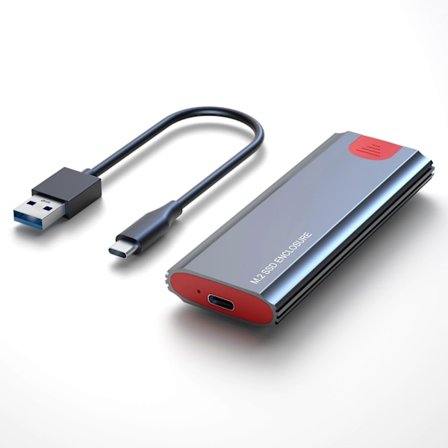M2 NVMe SATA SSD Kotelo 10Gbps SSD Laatikko M.2 NVME NGFF SSD USB 3.1 Koteloon Tyyppi-A - Tyyppi-C Kaapeli PC Kannettavalle