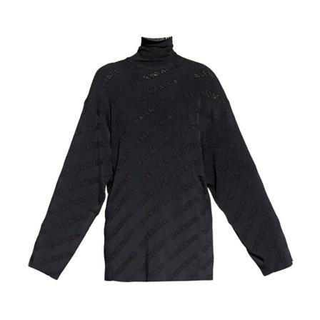 Balenciaga Turtleneck svart, Dam Polotröjor, Dam, Storlek: M