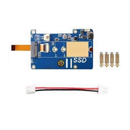 MPS2280P PCIE M.2 NVME SSD Udvidelseskort til Raspberry Pi 5