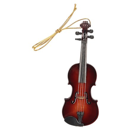 SBSGV Miniatyr Fiolin Hengende Ornament Harpiks Miljøvennlig Vakker Bærbar Mini Musikkinstrument Dekor for Gaver