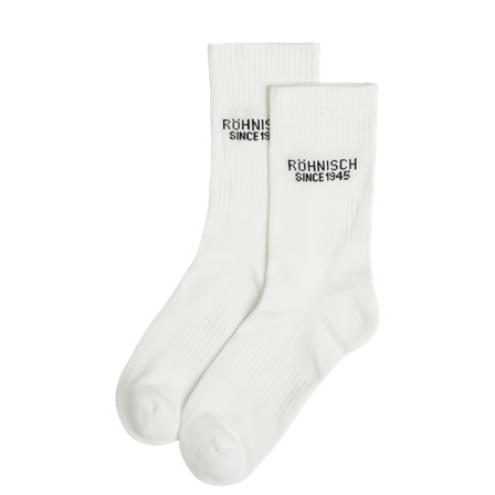 Röhnisch 2-pack Logo Socks, White