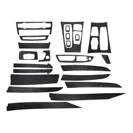 22 kpl Auton Sisustus Koriste Tarra 5d Kiiltävä Hiilikuitu Trimmi Tyylikäs Hyvä Suojaava X5 E (haoyi)-yuhao