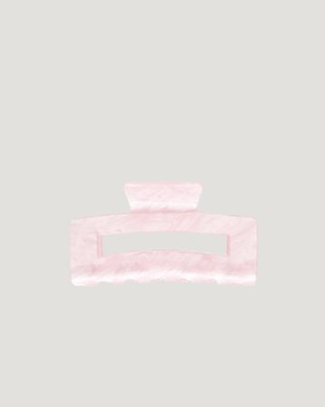 Dark Department Square Hair Claw Large Rosa Accessoarer Tjej - Kids Brand Store