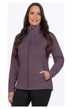 FXR Hydrogen Women's Softshell Jacket Grape/Black M