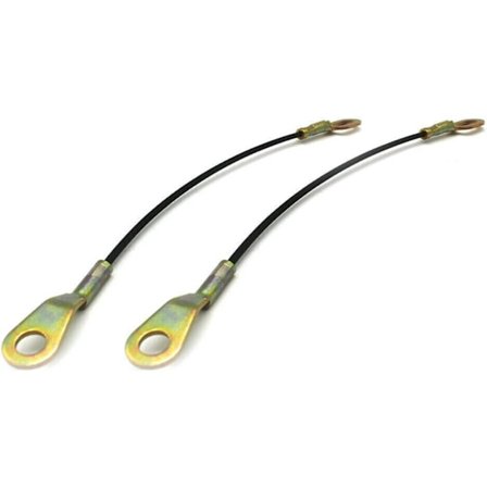 Generisk bagasjeromslås bakluke støttekabel 2 stk for side bagasjerom stropp kabel for pickup for Ford for Ranger XLT for