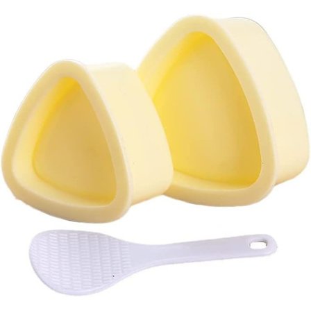 Sushi form, 2 stk. sushi onigiri form, trekantet risform, risform, sushi værktøj risbold, sushi onigiri form, sushi form onigiri maker