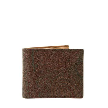 Etro Classic Paisley Wallet , Bruin , unisex , Maat: ONE Size Portefeuilles