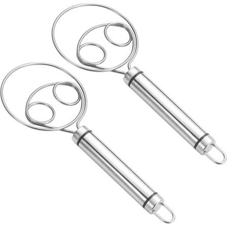 Pieces Professionel Dejpiskeris til Blanding og Omrøring af Dej i Køkkenet, Ideelt Værktøj til Fremstilling af Kager og Hjemmebagt Brød