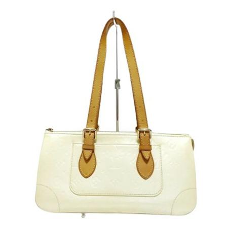 Louis Vuitton Vintage Pre-owned Leather Rosewood Hvid, Dame Vintage Tasker, Størrelse: ONE Size