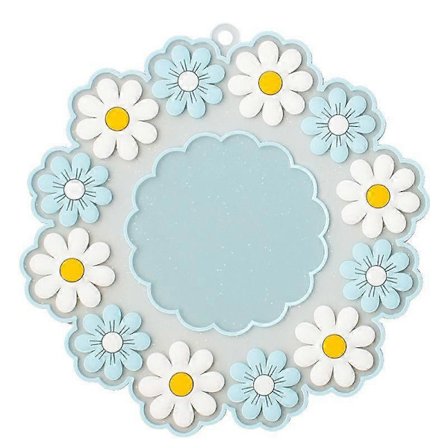 Sett med 1 Søte Daisy Silikonunderlag Drikke Kopp Matte Varmeisolering Ta