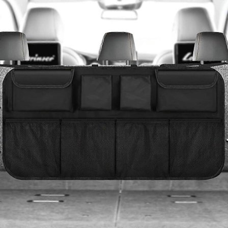 Bilbagagerumsorganiser til Tesla Model X/Y, Foldbare Opbevaringstasker til Bagsædet, Holdbar Bagagerumsorganiser til Dagligvarer, SUV-kompatibilitet (