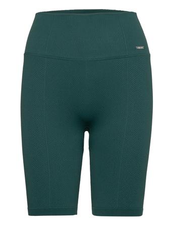 Oat White Luxe Seamless Biker Shorts Running/training Tights Grön AIM'N