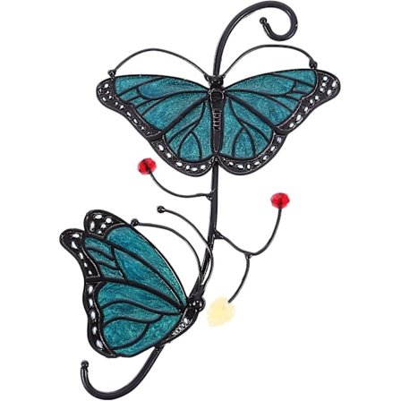 Hjemmedekor 3D Metallveggkunst 3D Metallveggkunst Veggdekorasjon Metall Sommerfugldekorasjon Hengende anheng for vinduvegg Metall Sommerfuglveggkunst