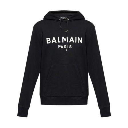 Balmain Sweatshirts Hoodies Sort, Herre