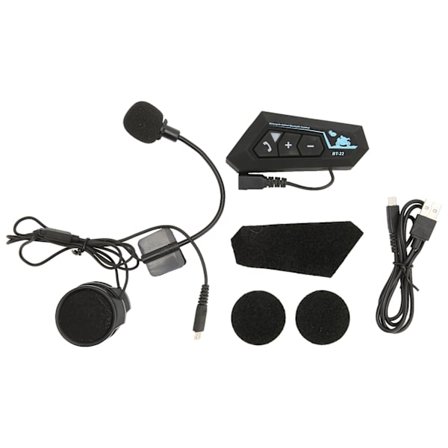 Hjelm Bluetooth-hodetelefon Multifunksjonell Støyreduksjon Vindtett Bluetooth 5.0 Intercom-hodetelefon for Sykling