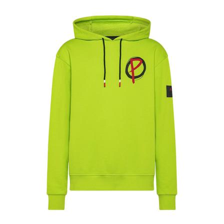 Peuterey Hooded sweatshirt in Gots certified yarn , Groen , Heren , Maat: S
