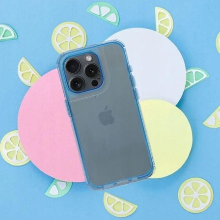 Coque telefon - bumper telefon Oem Coque MATRIX CLEAR för iPhone 16e (SE 4 2025) blå