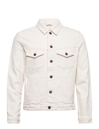 Jjialvin Jjacket Cj 217 Outerwear Jackets & Coats Denim Jacket Hvid Jack & J S