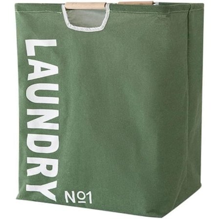 Foldbar Vasketøjskurv til Beskidt Vasketøj - Upraktisk Tøjopbevaring, Bærehåndtag, Stor Kapacitet - Perfekt til Hjemmet, Badeværelset eller 