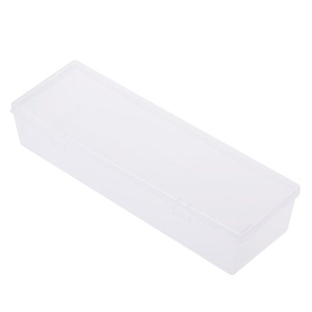 Suorakaiteen muotoinen muovinen kirkas säilytyslaatikko korupakkaus Case Bead Organizer