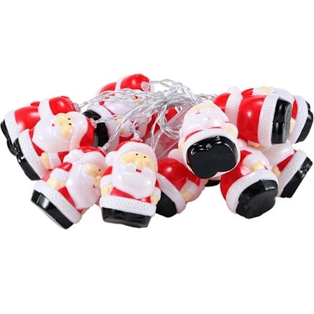 Julbelysning, LED-ljusslingor, Batteridriven Jultomte