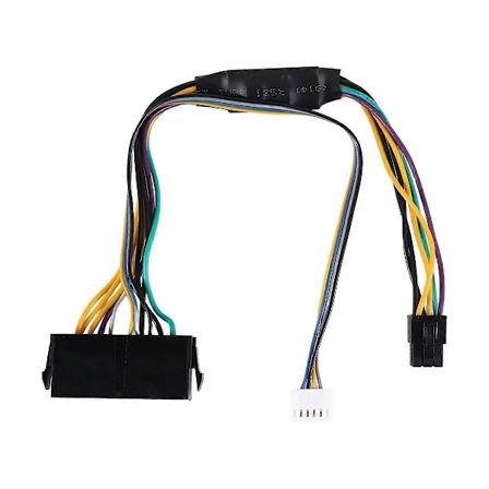 ATX Main 24Pin Naaras - 6Pin Uros 6Pin PCI-E PSU Virtalähde Adapterikaapeli Liitin HP Elite -malleille
