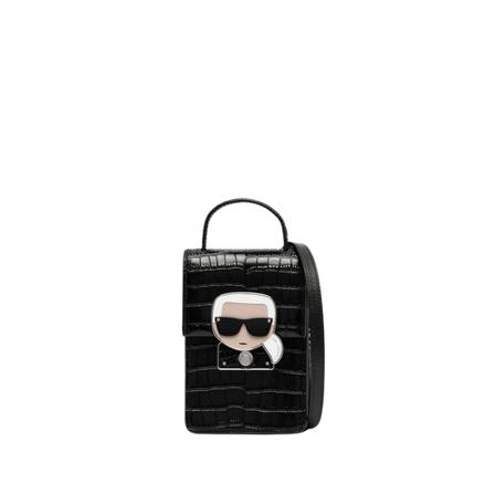Karl Lagerfeld, Cross Body Bags Zwart, Dames, Maat:ONE Size