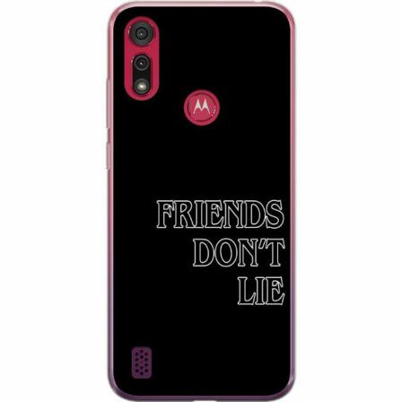 Motorola Moto E6s (2020) Genomskinligt Skal Stranger Things