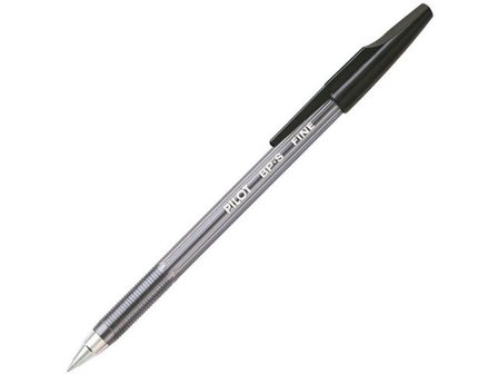 Pilot Kulpenna, BP-S med stift, tunn spets på 0,7 mm, svart - Lyreco - Kontorsmaterial - Pennor - Kulpennor