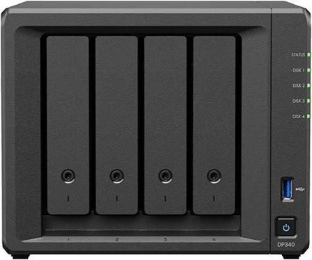 Synology DP340 Backup Solution 4 Sockets AMD Ryzen Embedded R1600 16GB Memory