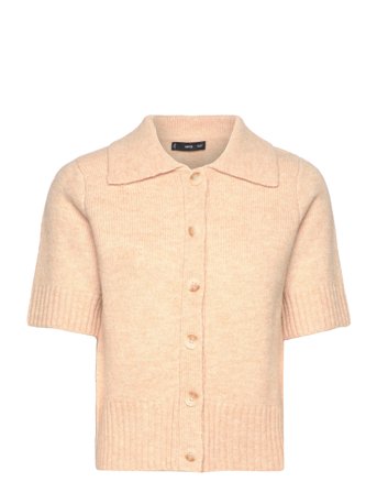 Mango | Short-Sleeved Cardigan With Shirt Collar | XS