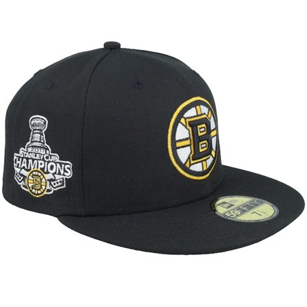 New Era - NHL Zwart fitted Cap - Hatstore Exclusive x Boston Bruins Stanley Cup 11 59FIFTY Black Fitted @ Hatstore