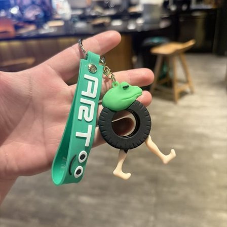 Heta Nya Italienska Brainrot Djur Nyckelringar för Tillbehör Roliga Sigma Skibidi Rizz Katt Dumma Meme Nyckelringar Fans Vänner Gåvor