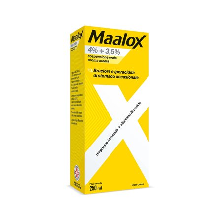 Maalox 400+400 Sospensione Orale Contro Acidità di Stomaco