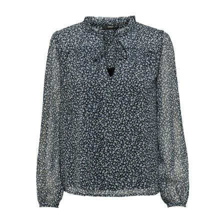 Only long sleeve T-shirt , Blauw , Dames , Maat: L