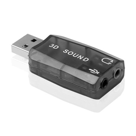 USB-adapter HFR8103 USB till 3,5 mm mikrofon direkt
