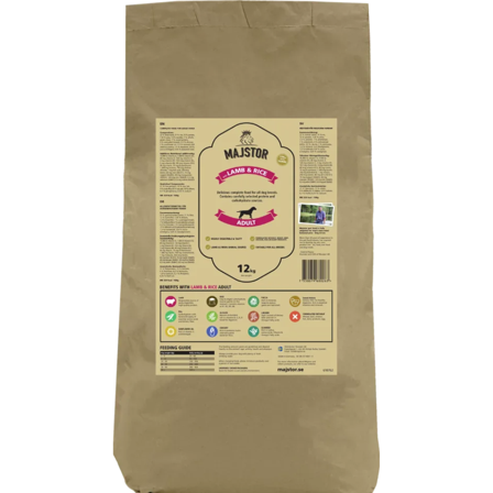 Majstor Lamm & Ris Original Adult 12 kg