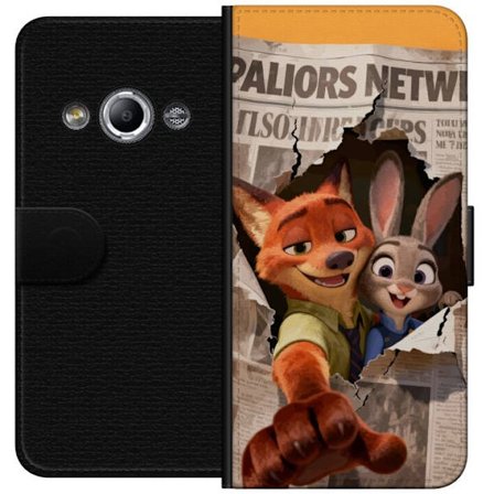 Kompatibel Tegnebogsetui til Samsung Galaxy Xcover 3 Zootopia Disney-film eventyr dyr by