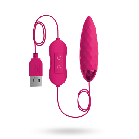Pipedream: OMG! Bullets #Fun USB Vibrating Bullet Pink - Sexleker Vuxen: Vibrator, dildo & massajestaver