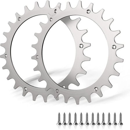 2 x Premium Rostfria Spikar kompatibla med Worx S/M-modell, 2 x Rostfria Skruvspikar Traction Enhancer, Robotgräsklippare Hjulstorlek 205 mm