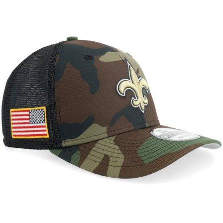 New Era - Camo trucker Gorra - New Orleans Saints 9SEVENTY NFL Salute To Service Camo Trucker @ Hatstore