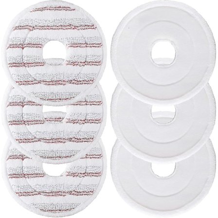 3 st Mopprefill För Vileda Spin And Clean Mopp, Ersättningshuvud för Spinmopp, Tvättbart Återanvändbart Mikrofibermopphuvud (FMY)