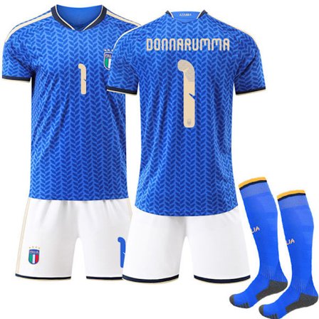 VM 2026 Italien Fotbollslandslag Fotbollströja Tröja Nr 1 Donnarumma XXL