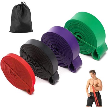 Motståndsband Pull Up Assist Band - Premium Latex Hållbart Träningsträningsband, Stretch Tränings Fitnessband, Hem Gym Powerlifting Yoga