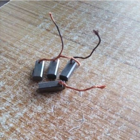 4 stk for Jiangling pickup Volkswagen Wuling Dasanling bil elektronisk vifte motor kullbørste 7X7 7X8 9x8mm