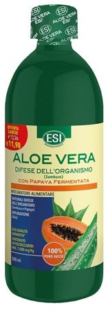 Esi Aloe Vera Succo Con Papaya Fermentata E Sambuco 500ml
